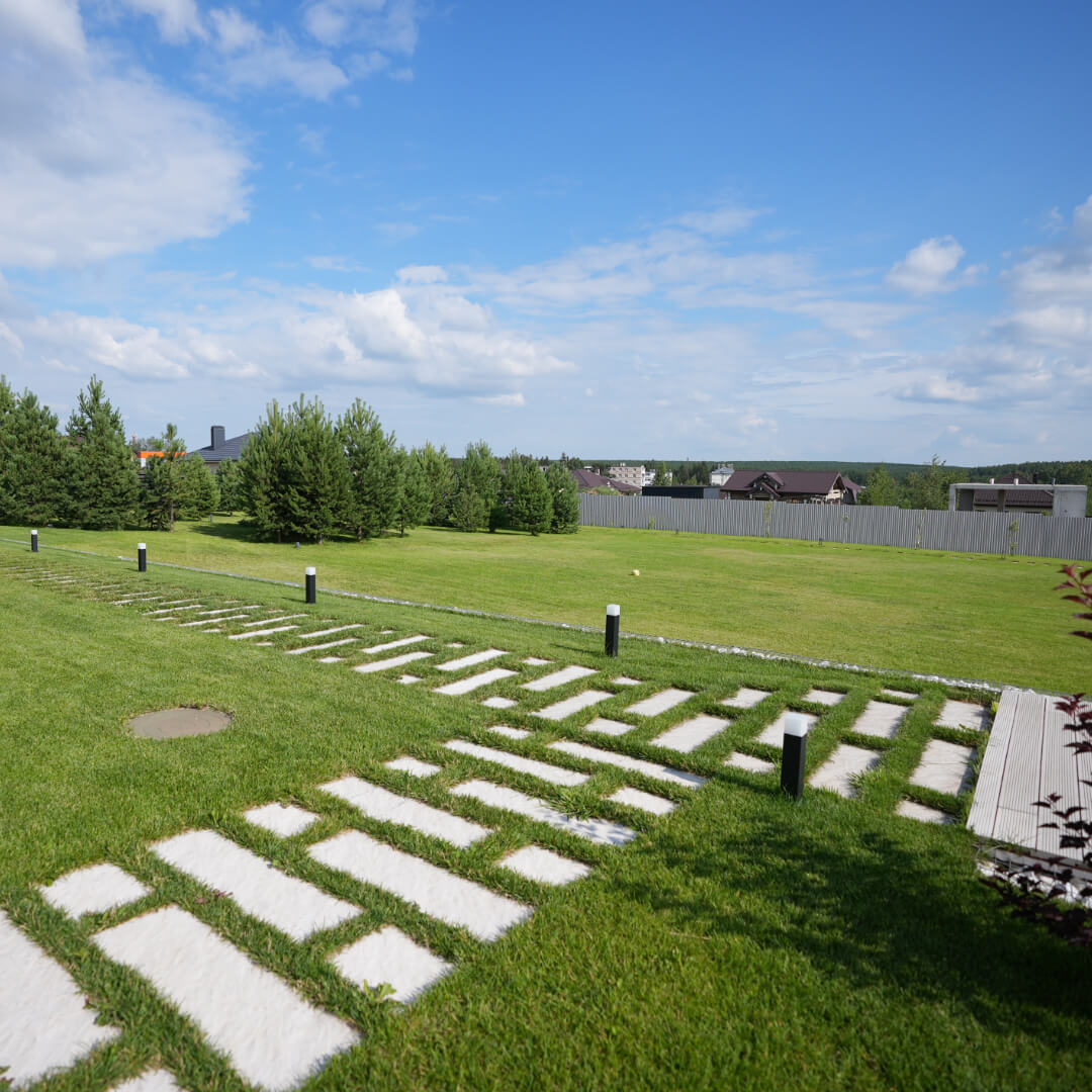 Шаговая плита STONE Светлая Галька 990х330х55мм в Арзамасе фото