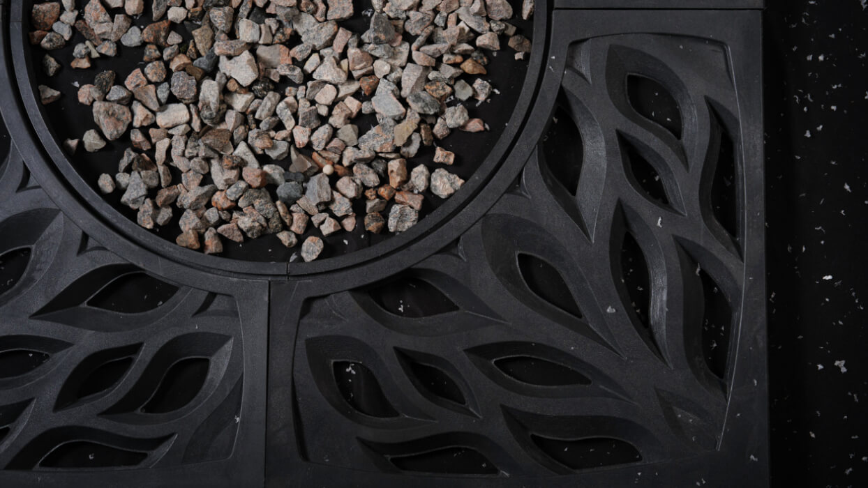 Приствольная решетка для дерева ZKING CRUST 1.2х1.2м Черная в Арзамасе фото